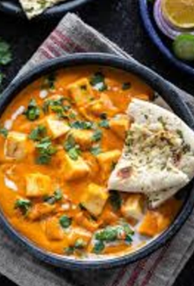 Paneer butter masala + naan