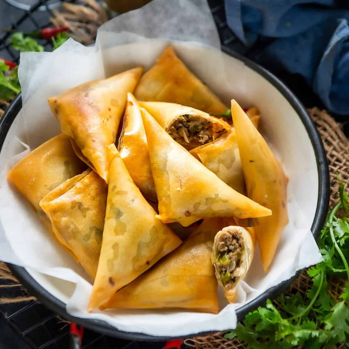 Chicken Samosa*.
