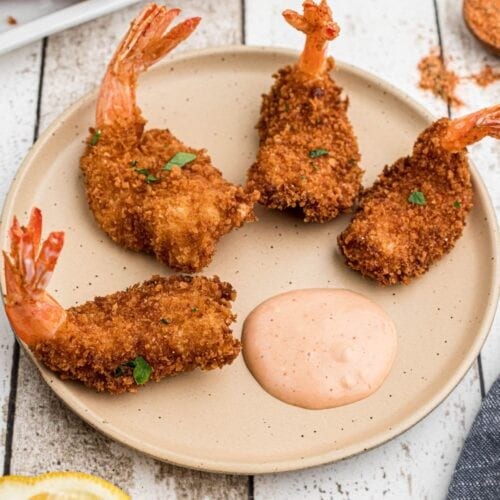 Fried Butterfly Shrimp*.